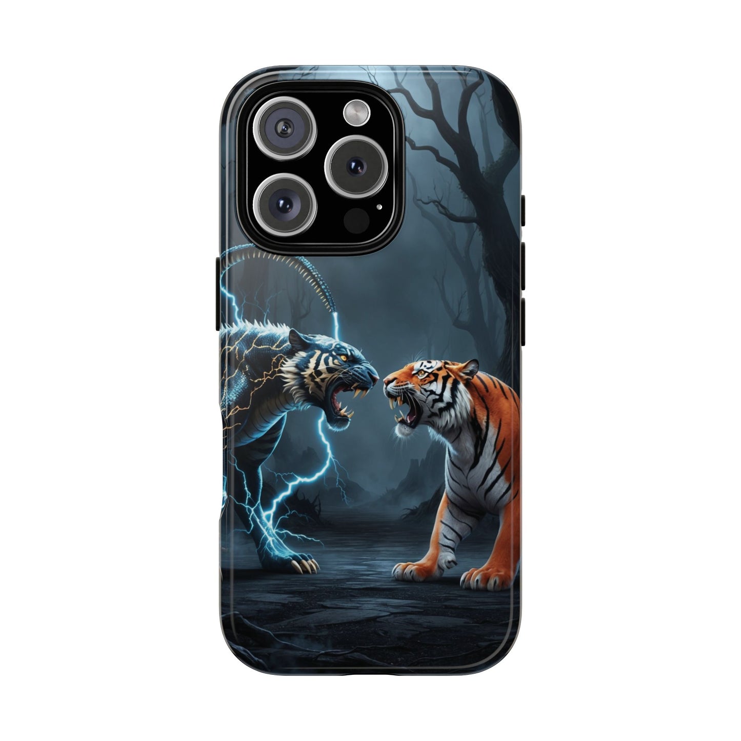 Phone Case - Lion vs Alien Tough Case