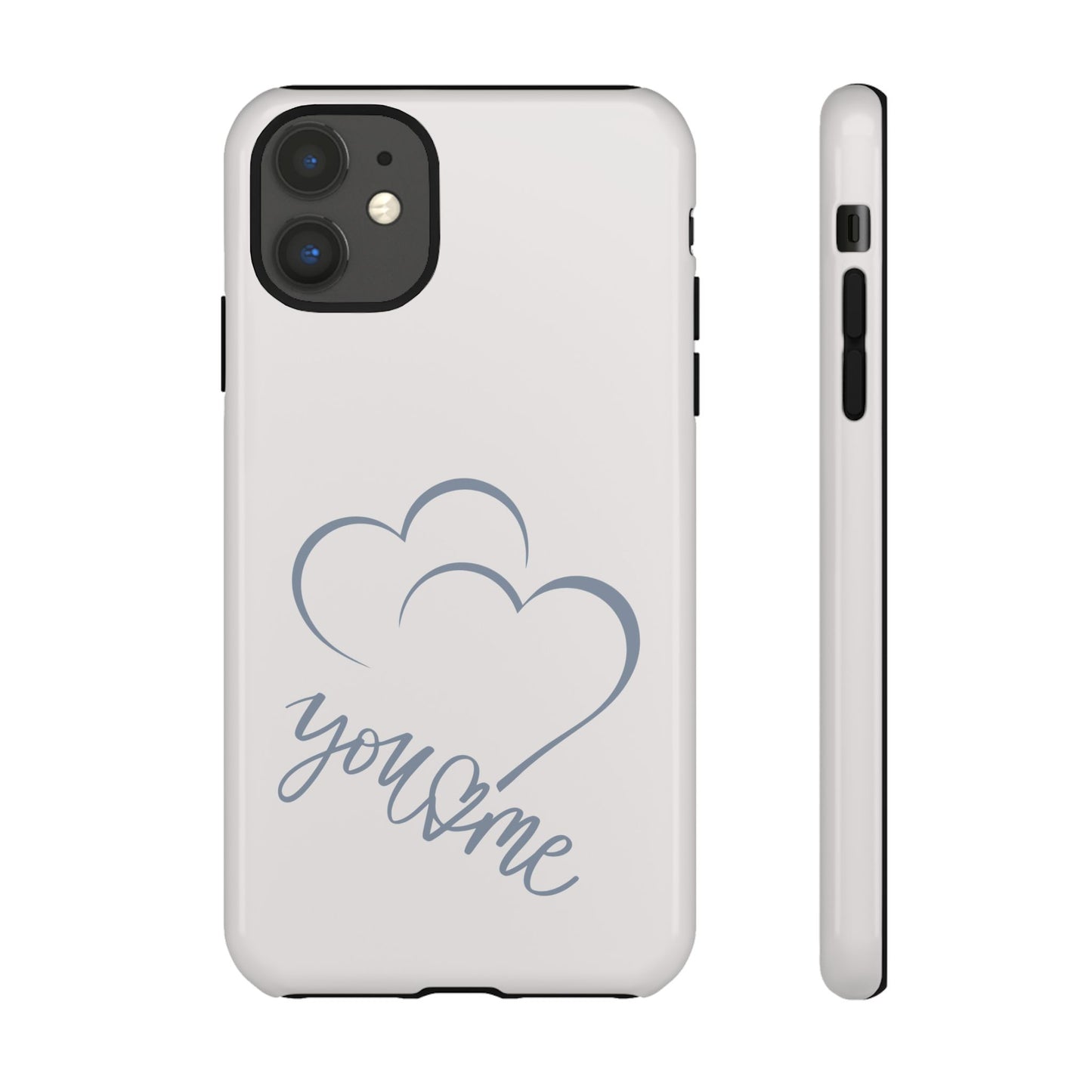 Phone Cases you and me 2 hearts Tough Cases