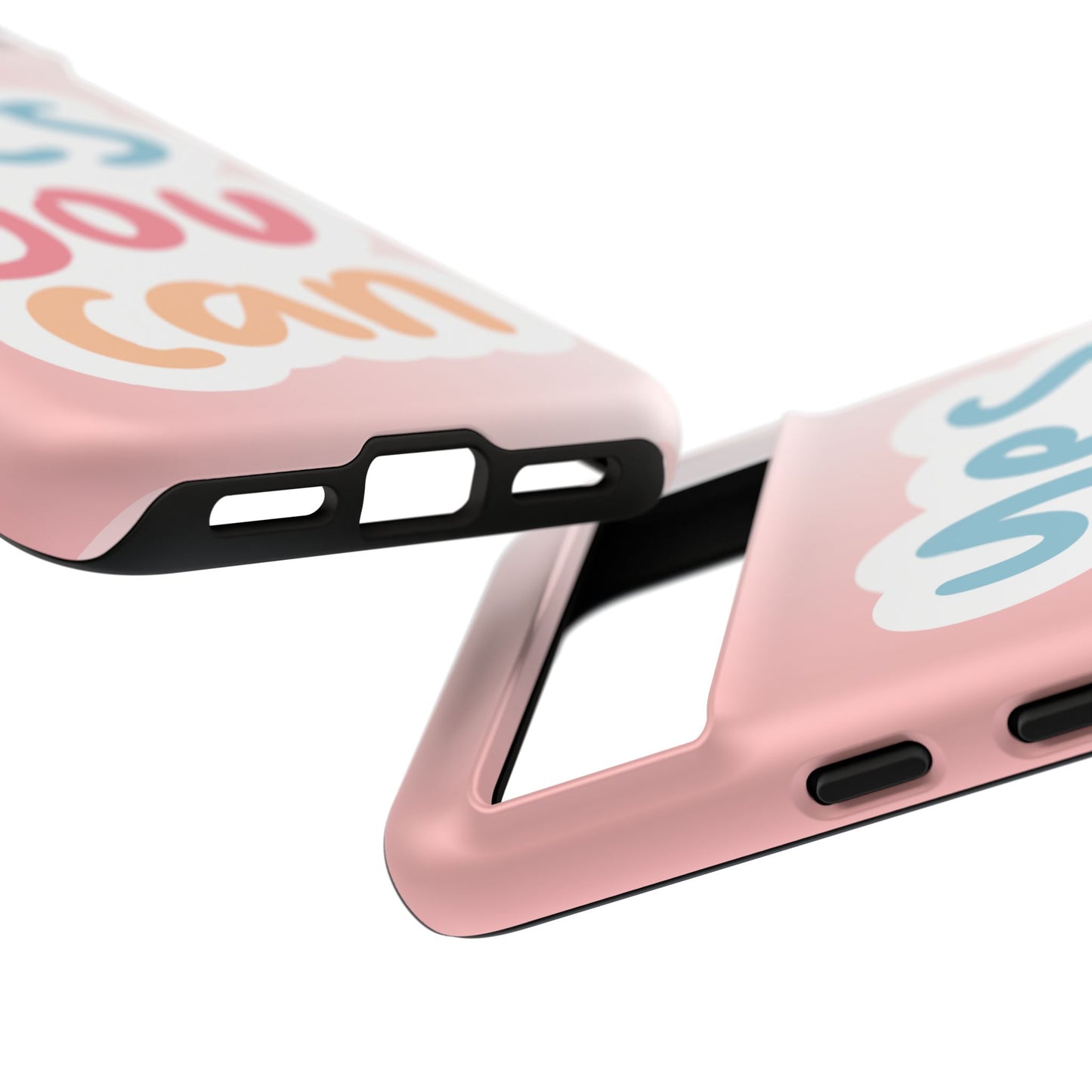 Phone Case - 'Yes You Can' Pink Tough Case