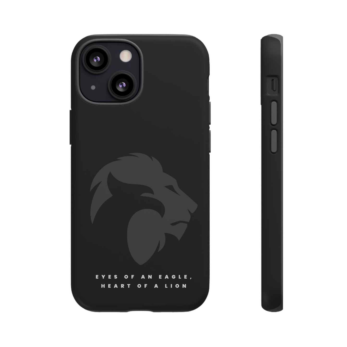 motivational black eagle & lion Tough Cases