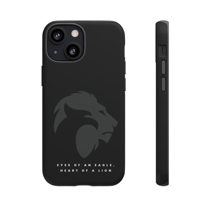 motivational black eagle & lion Tough Cases