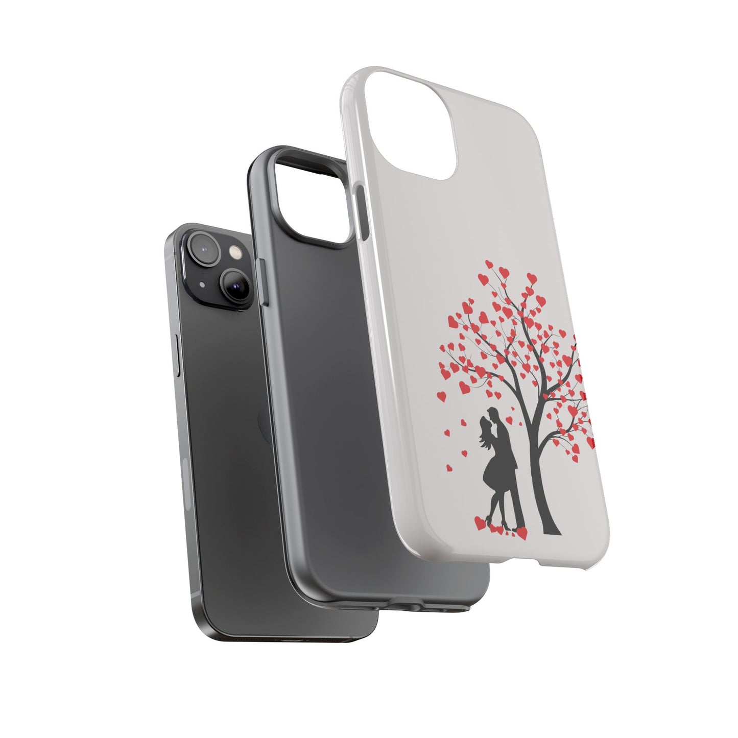 Phone Case - Lover Below in Heart Tree Design