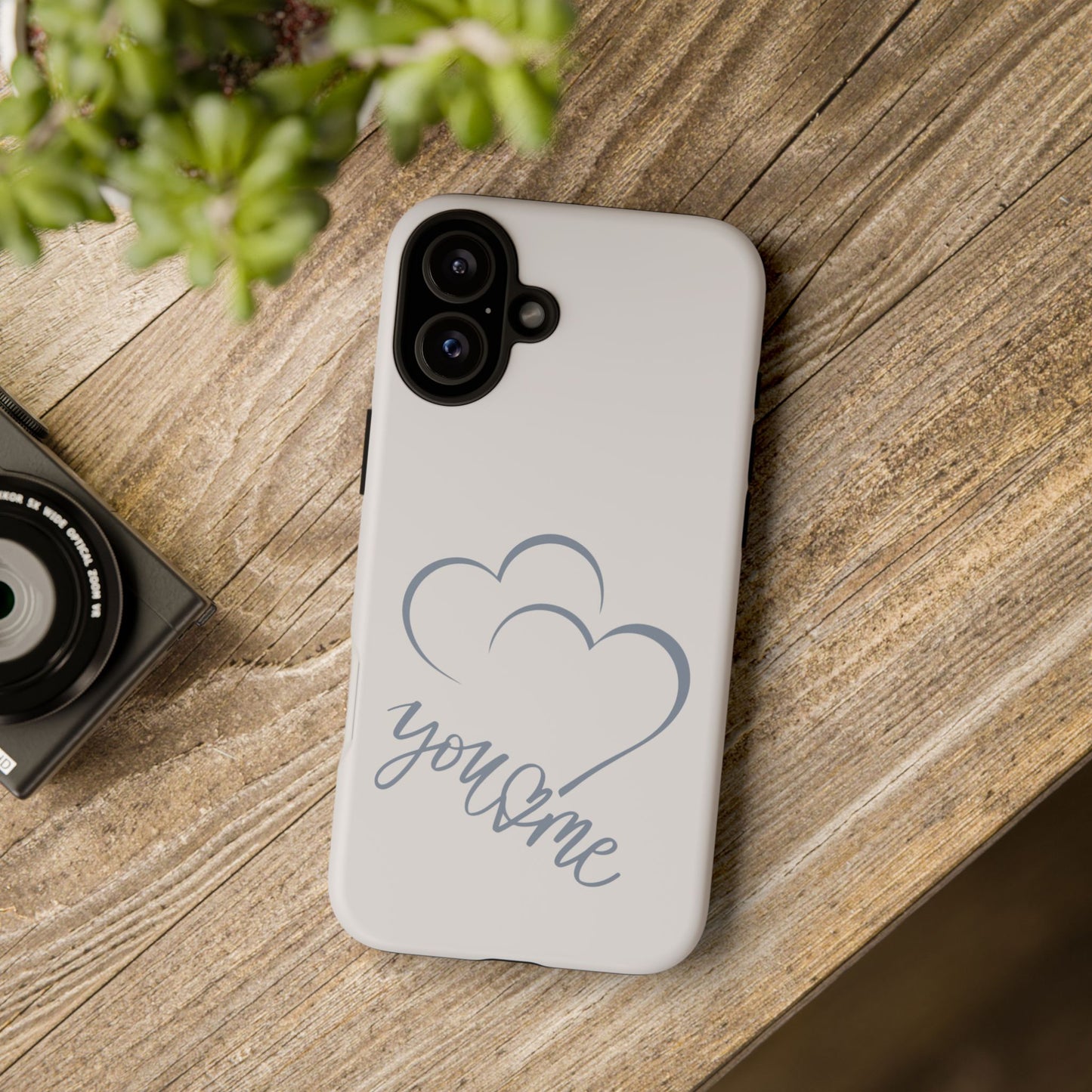 Phone Cases you and me 2 hearts Tough Cases