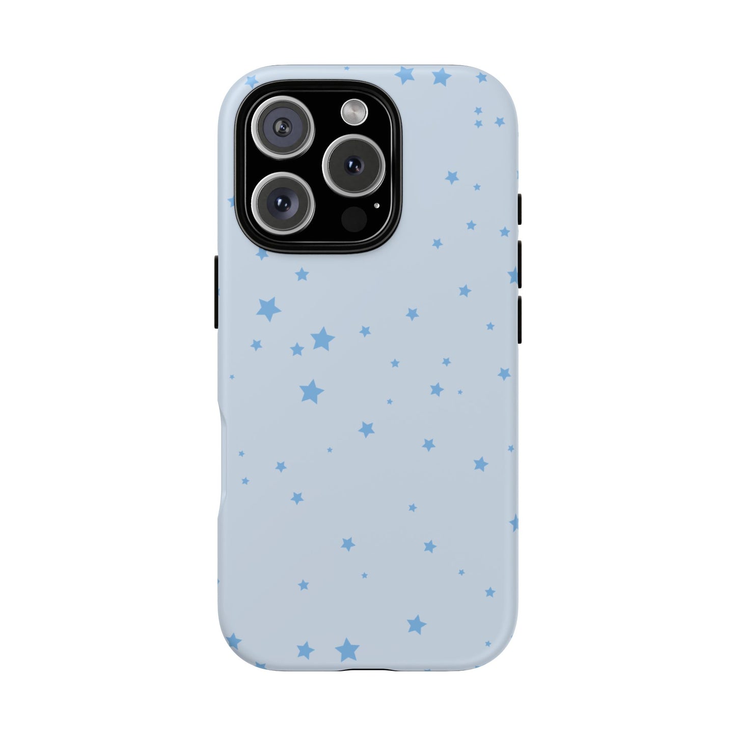 Phone Case - Blue Star in Light Blue Background Design