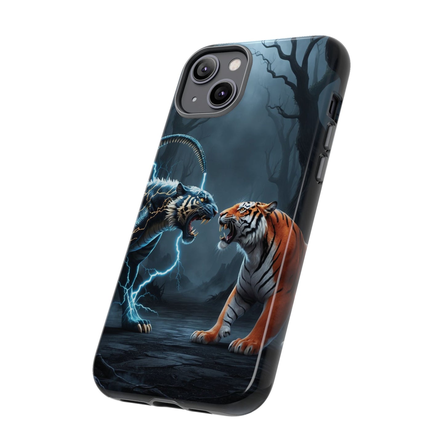 Phone Case - Lion vs Alien Tough Case